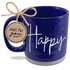 Tasse Happy - blauw_