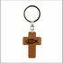 Keyring wooden cross vis Jezus_