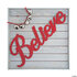 DIY unfinished cutout word Believe_