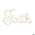 DIY ausgeschnittene Wort Faith_