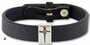 Armband leer cross of nails_