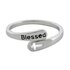 Verstellbare Ring (set3)  Jesus- Faith - Blessed_