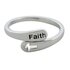 Verstelbare ring (set3)  Jesus- Faith - Blessed_