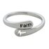 Adjustable bangle ring (set3)  Jesus- Faith - Blessed_