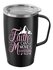 Reismok Faith can move mountains - zwart_