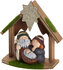 Kerststal met 3 figuren donker_