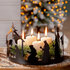 Tafeldecoratie kersttafereel_