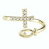 Ketting en ring met kruis/vis_