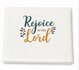 Handdoek Rejoice in the Lord_
